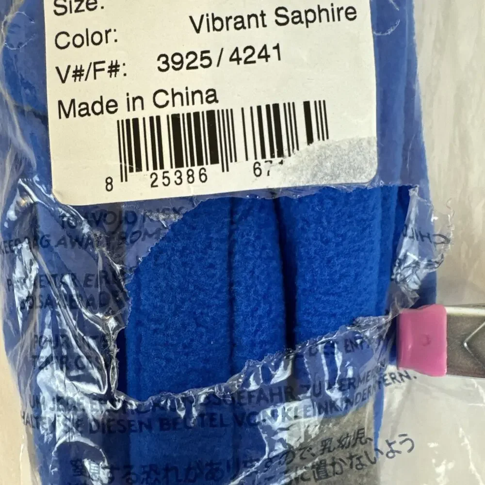 Lands End Ez Touch Gloves Womens Size Small Sapphire Blue